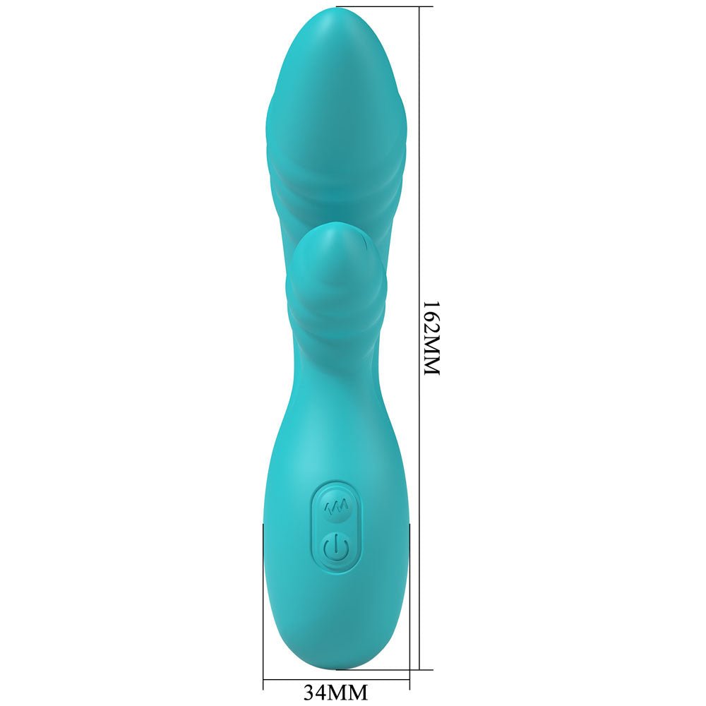 Party Up DALIDA - Teal Rabbit Vibrator - VIBRATORS