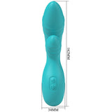 Party Up DALIDA - Teal Rabbit Vibrator - VIBRATORS