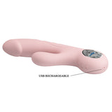 Party Up DAVE Rabbit Vibe - Pink - VIBRATORS - Naughty by Nature Adult Store