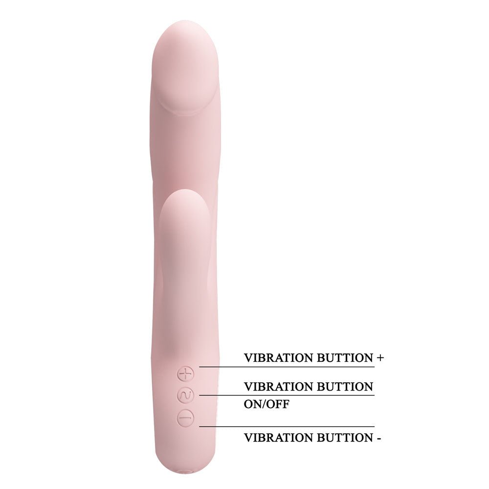Party Up DAVE Rabbit Vibe - Pink - VIBRATORS - Naughty by Nature Adult Store