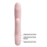 Party Up DAVE Rabbit Vibe - Pink - VIBRATORS - Naughty by Nature Adult Store