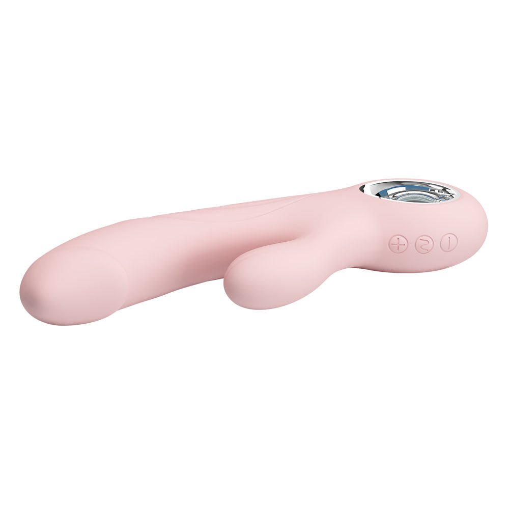 Party Up DAVE Rabbit Vibe - Pink - VIBRATORS - Naughty by Nature Adult Store