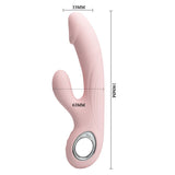Party Up DAVE Rabbit Vibe - Pink - VIBRATORS - Naughty by Nature Adult Store