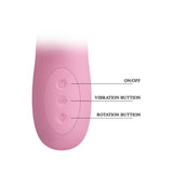 Party Up DEAN Wavy Rotation Vibe - Pink - VIBRATORS