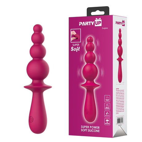 Party Up EVAJANE - Pink Beaded Vibrator - Naughty by Nature Adult Store