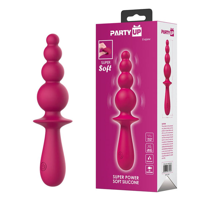 Party Up EVAJANE - Pink Beaded Vibrator - Naughty by Nature Adult Store