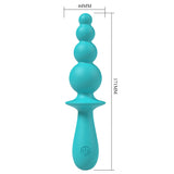 Party Up EVAJANE - Teal Beaded Vibrator - Naughty by Nature Adult Store