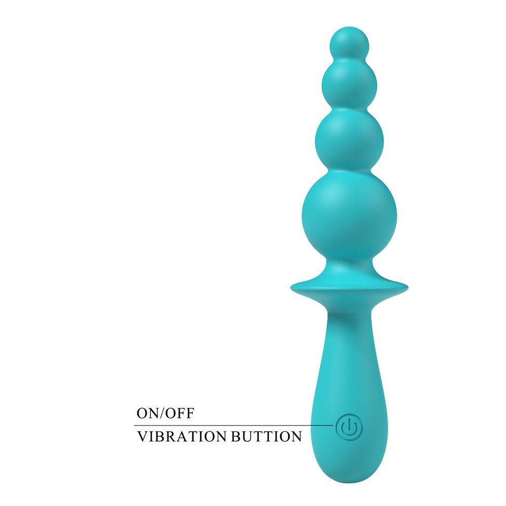 Party Up EVAJANE - Teal Beaded Vibrator - Naughty by Nature Adult Store