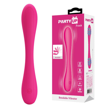 Party Up FRANK Bendable Vibe - Pink - Naughty by Nature Adult Store