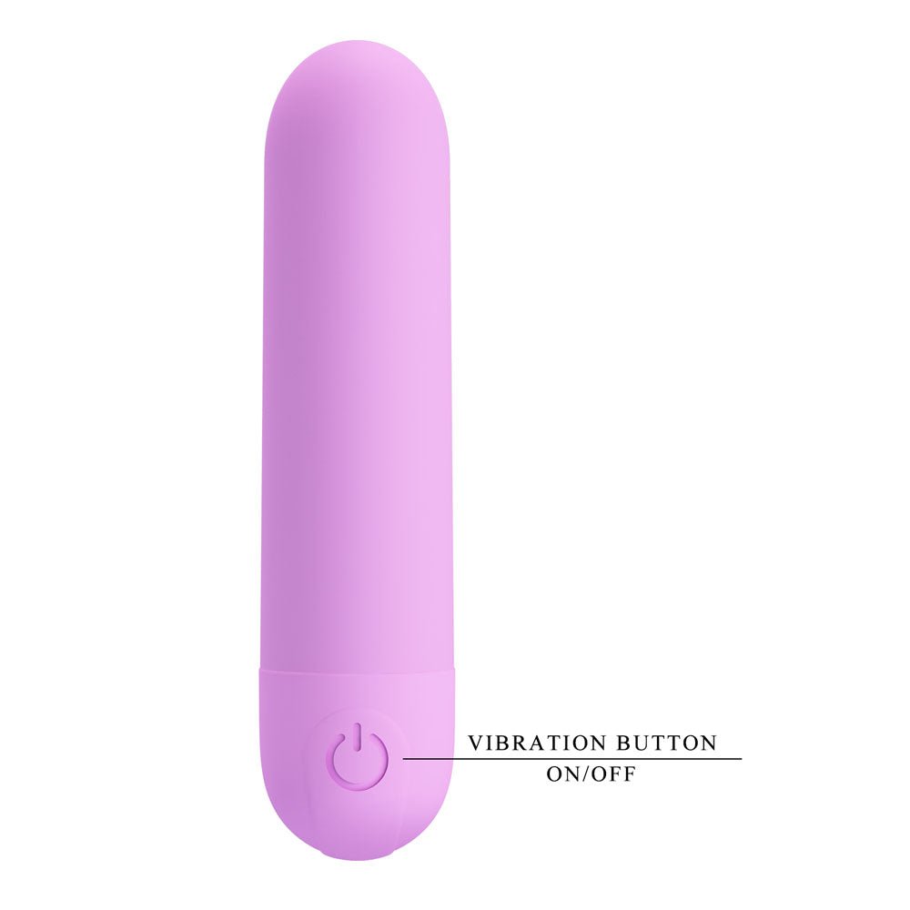 Party Up GREG Mini Bullet Vibrator – Purple USB Rechargeable Toy - BULLETS & EGGS