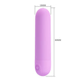 Party Up GREG Mini Bullet Vibrator – Purple USB Rechargeable Toy - BULLETS & EGGS