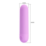 Party Up GREG Mini Bullet Vibrator – Purple USB Rechargeable Toy - BULLETS & EGGS