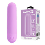 Party Up GREG Mini Bullet Vibrator – Purple USB Rechargeable Toy - BULLETS & EGGS