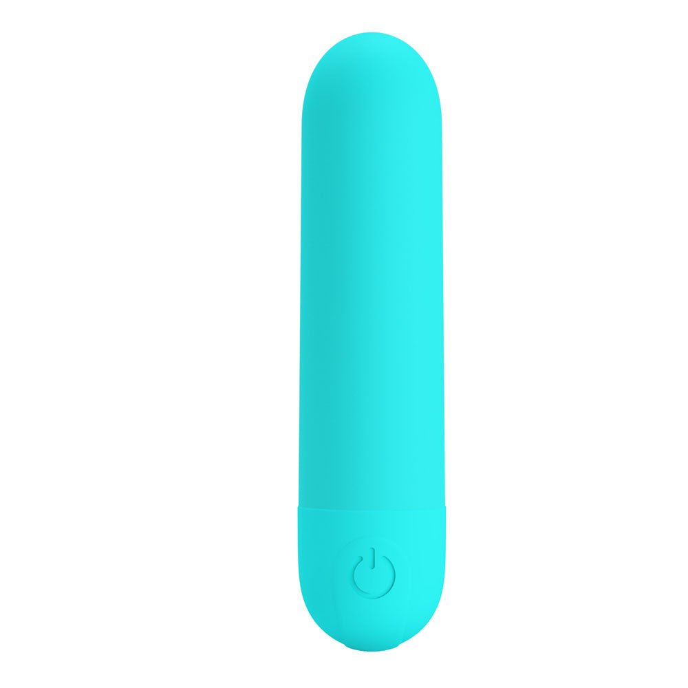 Party Up HARRY Mini Bullet Vibrator – Teal Waterproof Rechargeable - BULLETS & EGGS