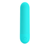 Party Up HARRY Mini Bullet Vibrator – Teal Waterproof Rechargeable - BULLETS & EGGS