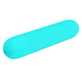 Party Up HARRY Mini Bullet Vibrator – Teal Waterproof Rechargeable - BULLETS & EGGS