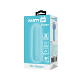 Party Up HARRY Mini Bullet Vibrator – Teal Waterproof Rechargeable - BULLETS & EGGS