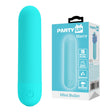 Party Up HARRY Mini Bullet Vibrator – Teal Waterproof Rechargeable - BULLETS & EGGS
