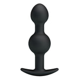 Party Up JAMES Anal Bead Plug - Black 10.4 cm - Naughty by Nature Adult Store