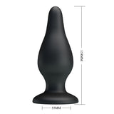 Party Up JEREMY Butt Plug - Black 15.4 cm - ANAL TOYS - Naughty by Nature Adult Store
