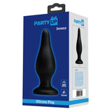 Party Up JEREMY Butt Plug - Black 15.4 cm - ANAL TOYS - Naughty by Nature Adult Store