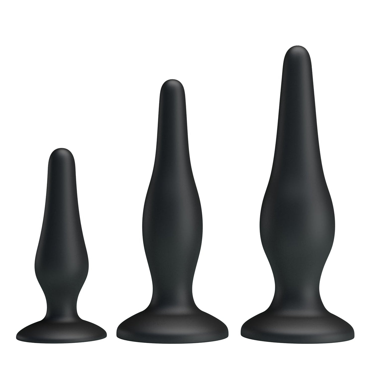 Party Up JERRY Butt Plug Set - Set of 3 Sizes - Naughty by Nature Adult Store