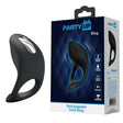 Party Up KING Rechargeable Cock Ring - Black - Naughty by Nature Adult Store