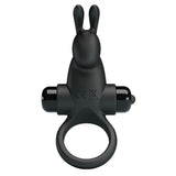 Party Up LARRY Vibrating Cock Ring - Black - Naughty by Nature Adult Store