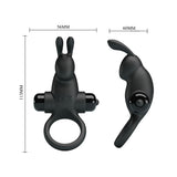 Party Up LARRY Vibrating Cock Ring - Black - Naughty by Nature Adult Store