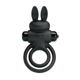 Party Up LAWRENCE Vibrating Cock Ring - Black - Naughty by Nature Adult Store