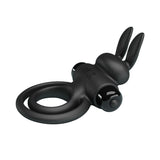 Party Up LAWRENCE Vibrating Cock Ring - Black - Naughty by Nature Adult Store