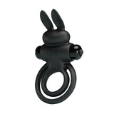 Party Up LAWRENCE Vibrating Cock Ring - Black - Naughty by Nature Adult Store
