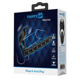 Party Up MARCUS Ring & Anal Plug - Vibrating - Naughty by Nature Adult Store