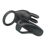 Party Up MARK Vibrating Penis Sleeve - Black - Naughty by Nature Adult Store