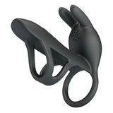 Party Up MARK Vibrating Penis Sleeve - Black - Naughty by Nature Adult Store