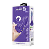 Party Up MIKE Finger Vibe - Purple - Naughty by Nature Adult Store