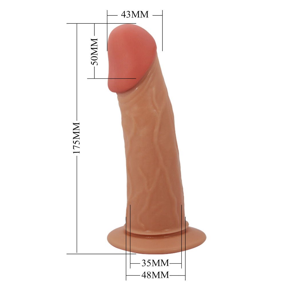 Party Up NATHAN Strap - On - Flesh 17.5 cm - STRAP - ONS