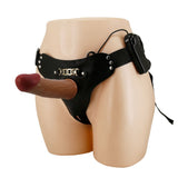 Party Up NELSON Vibrating Strap - On - Brown - Naughty by Nature Adult Store