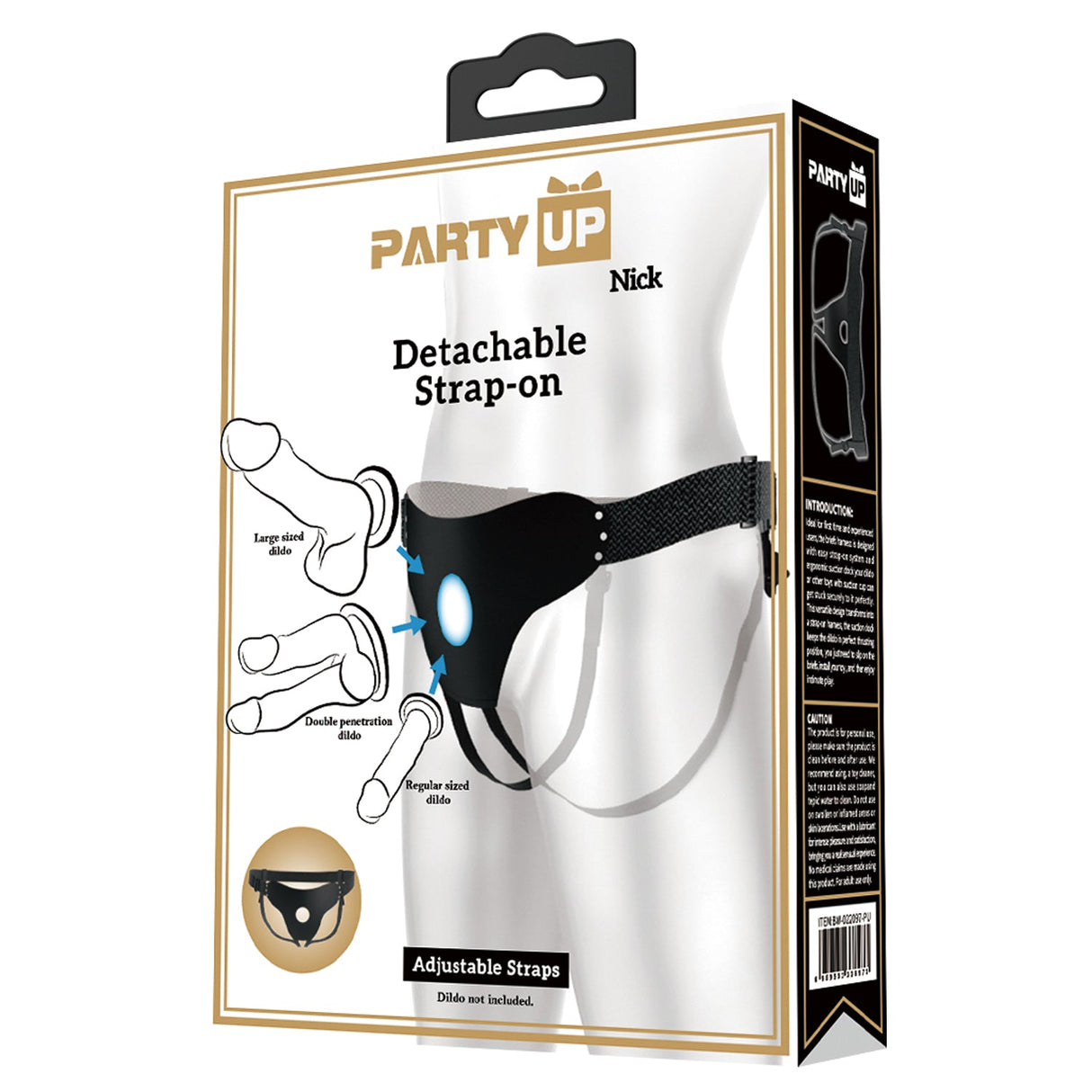 Party Up NICK Strap - On Harness - (No Probe Included) - STRAP - ONS
