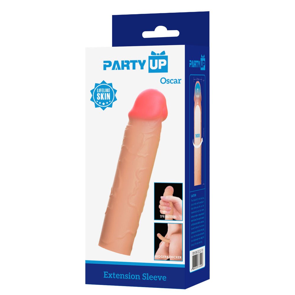 Party Up OSCAR 1 Inch Extender Sleeve - Flesh - SLEEVES