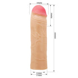 Party Up PARKER 2 Inch Extender Sleeve - Flesh - Naughty by Nature Adult Store