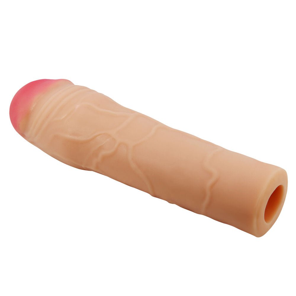 Party Up PARKER 2 Inch Extender Sleeve - Flesh - Naughty by Nature Adult Store