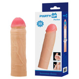 Party Up PARKER 2 Inch Extender Sleeve - Flesh - Naughty by Nature Adult Store