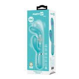 Party Up PAUL Rolling Beads Vibrator - Teal - VIBRATORS