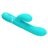 Party Up PAUL Rolling Beads Vibrator - Teal - VIBRATORS