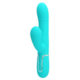 Party Up PAUL Rolling Beads Vibrator - Teal - VIBRATORS