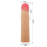 Party Up PHILIP 3 Inch Extender Sleeve - Flesh - SLEEVES - Naughty by Nature Adult Store