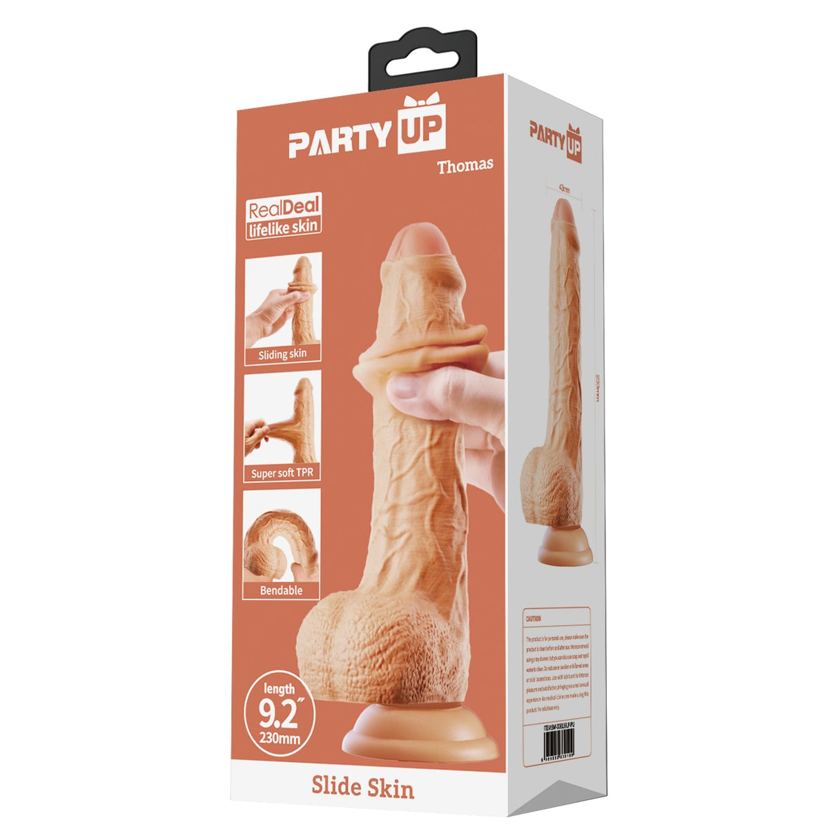 Party Up THOMAS Slide Skin Dong - Naughty by Nature Adult Store