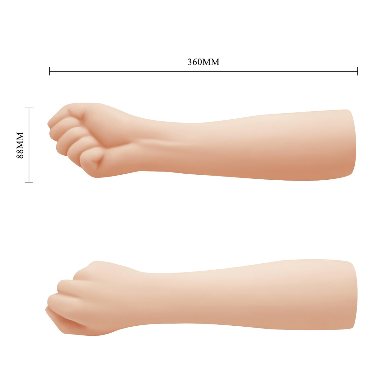 Party Up TONY Fist - Flesh 36 cm Fist Dildo - DONGS