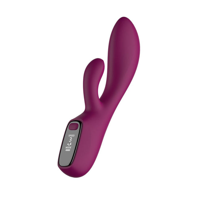 Passion Play Rabbit Vibrator With LED Light Waterproof Dual Stimulation - VIBRATORS